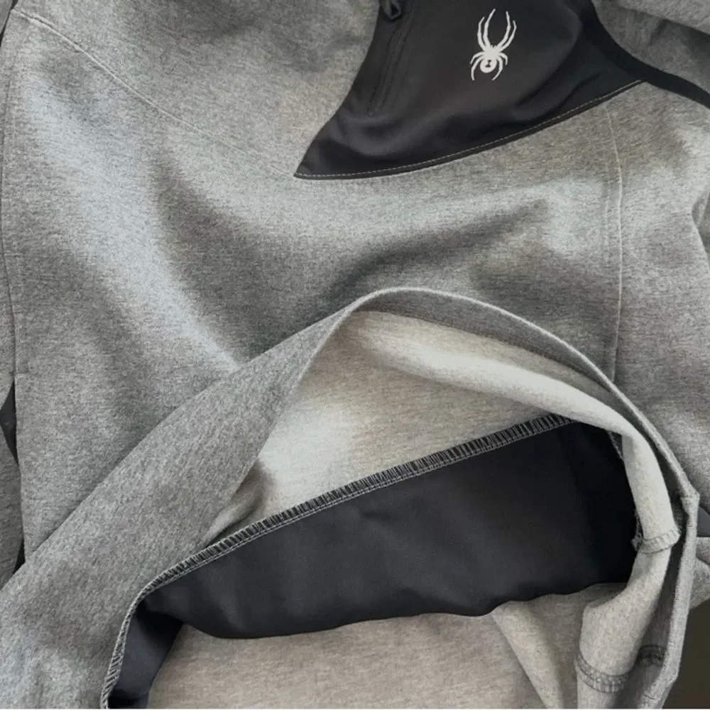 Men’s Spyder Heavyweight Pullover ProWeb Active 1/4 Zip Hoodie